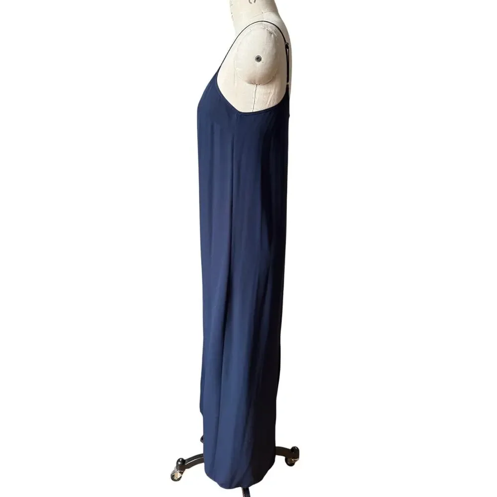 J.Crew Navy Slip Maxi dress Size Small